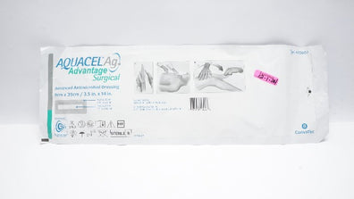 ConvaTec 422607 Aquacel Ag Advanced Antimicrobial Dressing 3.5inch x 14inch (x)